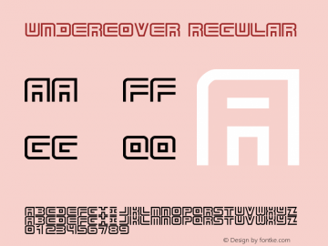 Undercover Regular 2 Font Sample