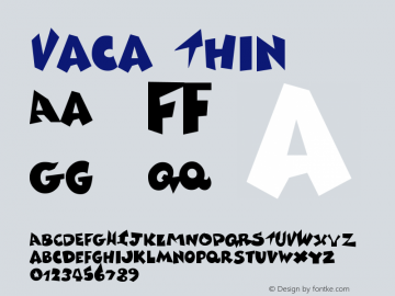 Vaca Thin Version Vaca图片样张