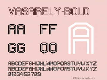 Vasarely-Bold ☞ Version 1000;com.myfonts.easy.b2302.vasarely.bold.wfkit2.version.3ZAB Font Sample