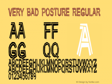 Very bad posture Regular 2图片样张