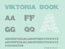 viktoria Book Version 1.000 Font Sample