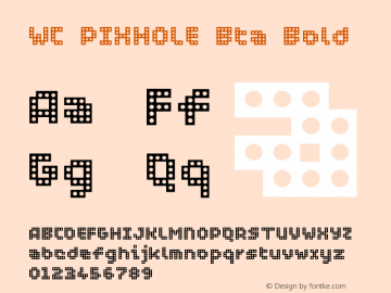 WC PIXHOLE Bta Bold Version 0.000 2006 initial r图片样张