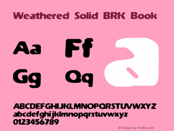 Weathered Solid BRK Book Version 2.21图片样张