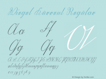 Wiegel Kurrent Regular Version 1.0图片样张