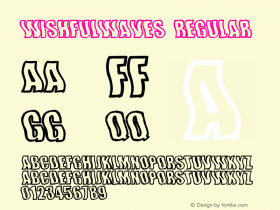 WishfulWaves Regular 2 Font Sample