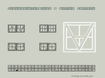 XperimentypoThree-C-Square Regular 1.0 Font Sample