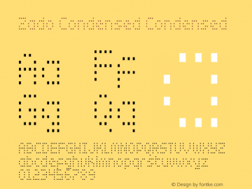 Zado Condensed Condensed 1图片样张