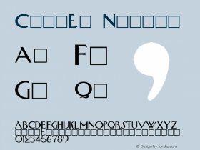 Cygnet Normal 1.0 Thu Aug 07 14:48:05 1997 Font Sample