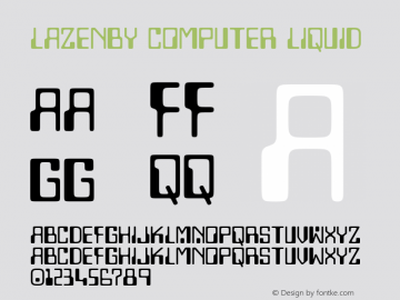 Lazenby Computer Liquid Version 1.000 2014 initial release图片样张