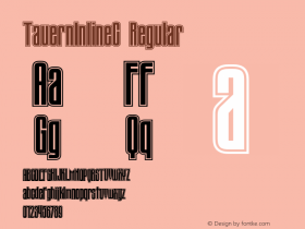 TauernInlineC Regular OTF 1.0;PS 001.000;Core 116;AOCW 1.0 161图片样张