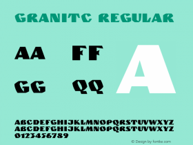 GranitC Regular OTF 1.0;PS 1.000;Core 116;AOCW 1.0 161图片样张