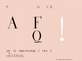 PetrovskyOneC Regular OTF 1.0;PS 001.000;Core 116;AOCW 1.0 161 Font Sample