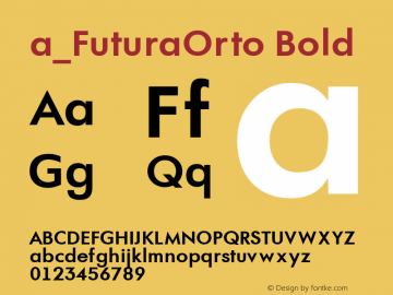 a_FuturaOrto Bold Ver.001.002 (01.07.97)图片样张