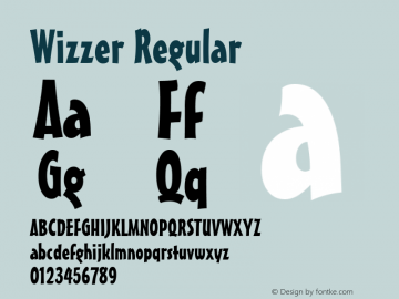 Wizzer Regular mfgpctt-v1.86 Thu May 16 14:04:54 EDT 1996 Font Sample