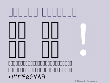 Gandom Regular Version 0.4.2 Font Sample