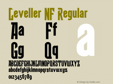Leveller NF Regular Version 1.000;com.myfonts.easy.nicksfonts.leveller-nf.regular.wfkit2.version.4i4q Font Sample