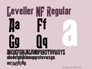 Leveller NF Regular Version 1.000;com.myfonts.easy.nicksfonts.leveller-nf.regular.wfkit2.version.4i4q Font Sample
