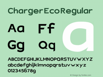 Charger Eco Regular Version 1.1图片样张