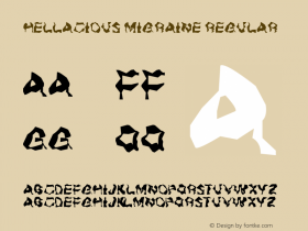 Hellacious Migraine Regular 1.63422图片样张