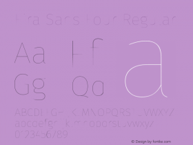 Fira Sans Four Regular Version 4.203;PS 004.203;hotconv 1.0.88;makeotf.lib2.5.64775 Font Sample