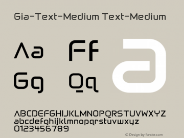 Gia-Text-Medium Text-Medium 001.000图片样张