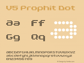 V5 Prophit Dot Macromedia Fontographer 4.1 8/28/2000图片样张