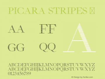 Picara Stripes ¶ Version 1.005图片样张