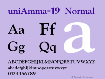 uniAmma-19 Normal 1.1 2007图片样张