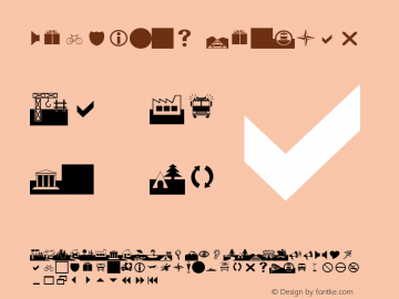 Webdings Regular Version 1.03 Font Sample