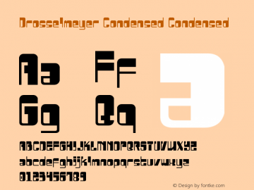 Drosselmeyer Condensed Condensed Version 3.0; 2016图片样张