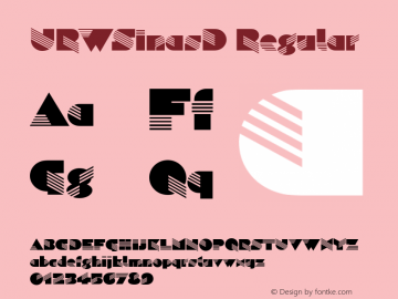 URWSinasD Regular Version 001.005 Font Sample