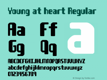 Young at heart Regular 2图片样张