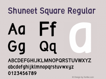 Shuneet Square Regular Version 2.0 August 28. 2012图片样张