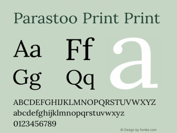 Parastoo Print Print Version 1.0.0-alpha1图片样张
