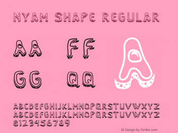 Nyam Shape Regular Version 1.000图片样张