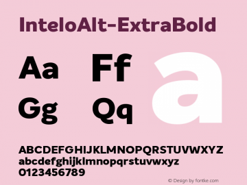 InteloAlt-ExtraBold ☞ Version 1.000;PS 001.000;hotconv 1.0.88;makeotf.lib2.5.64775;com.myfonts.easy.kastelov.intelo.alt-extra-bold.wfkit2.version.4FaP图片样张