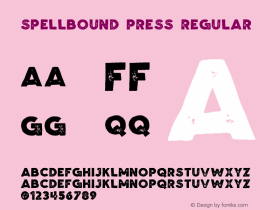 Spellbound Press Regular 1.0 Font Sample