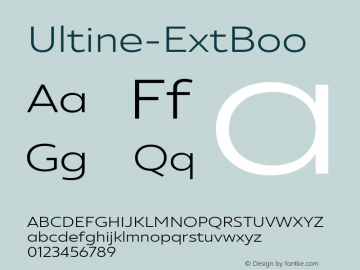 Ultine-ExtBoo ☞ Version 1.000;com.myfonts.easy.insigne.ultine.ext-book.wfkit2.version.4DPL Font Sample