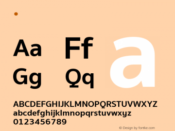 .  9.0d4e1 Font Sample