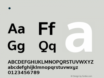 .  9.0d4e1 Font Sample