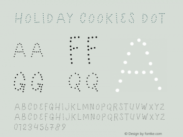 Holiday Cookies Dot Version 1.000图片样张