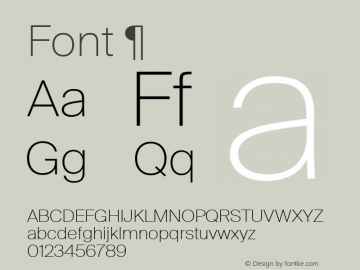 Font ¶ Version 2.500 Font Sample