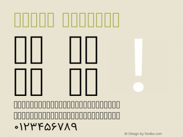 Vazir Regular Version 6.1.0 Font Sample