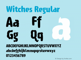 Witches Regular Version 001.000图片样张