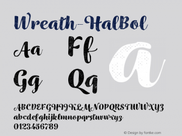 Wreath-HalBol ☞ Version 1.000;com.myfonts.easy.insigne.wreath.halftone-bold.wfkit2.version.4FQ2 Font Sample