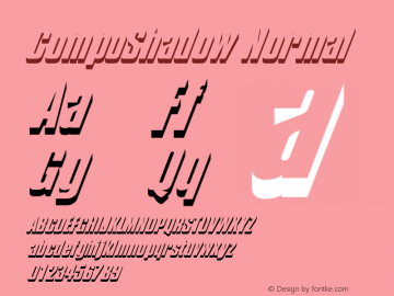 CompoShadow Normal 1.0 Fri Jul 08 10:00:35 1994图片样张