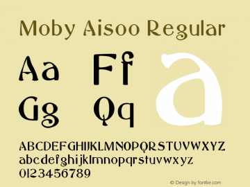 Moby Aisoo Regular Moby v5.04图片样张