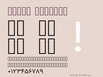 Vazir Regular Version 6.3.3 Font Sample