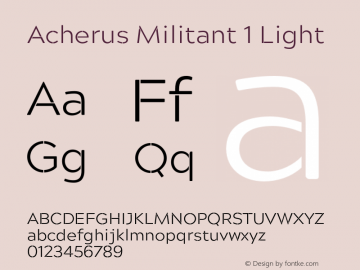 Acherus Militant 1 Light Version 1.000图片样张
