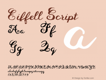 Eiffell Script Version 1.00 October 4, 2016, initial release图片样张